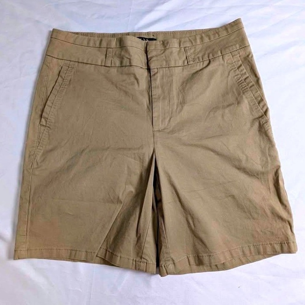 1.2.3 Paris ~ Chino Shorts ~ Kids Size 30 Khaki Tan Cotton Blend ~ New with Tags